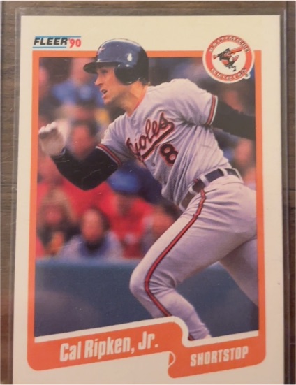 1990 Fleer #187 Cal Ripken, Jr. — front
