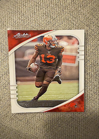 2020 Panini Absolute #28 Odell Beckham Jr. — front