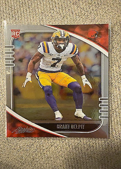 2020 Panini Absolute #137 Grant Delpit — front