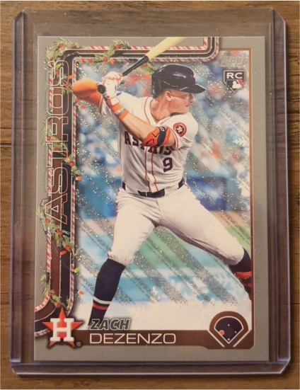 2025 Topps Holiday #H162 Zach Dezenzo — front