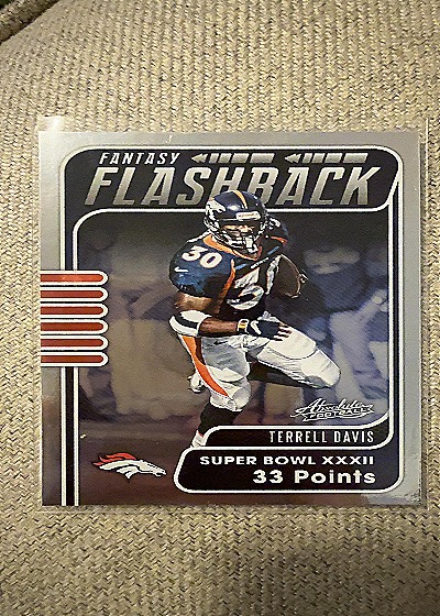 2020 Panini Absolute #FF-TD Terrell Davis Fantasy Flashback — front