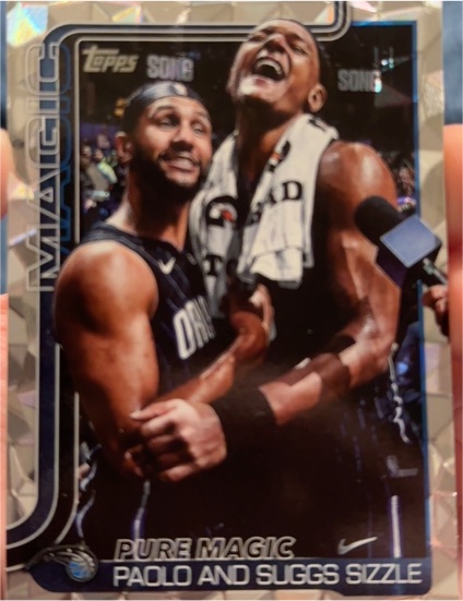 2025-26 Topps #271 Pure Magic, Paolo and Suggs Sizzle Orlando Magic — front