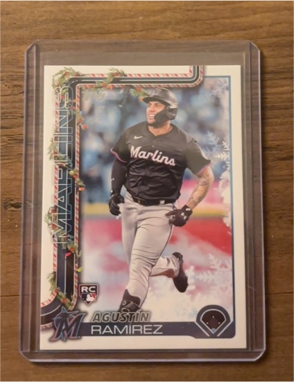 2025 Topps Holiday #H19 Agustin Ramirez — front