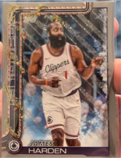 2025-26 Topps Holiday #H113 James Harden — front