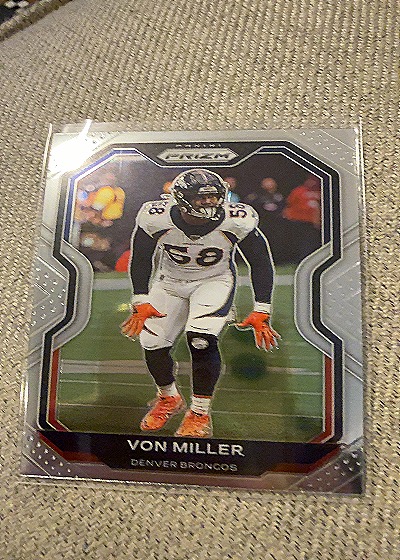 2020 Panini Prizm Football #117 Von Miller — back