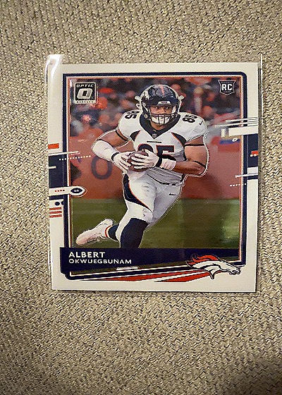 2020 Panini Donruss Optic #124 Albert Okwuegbunam — front