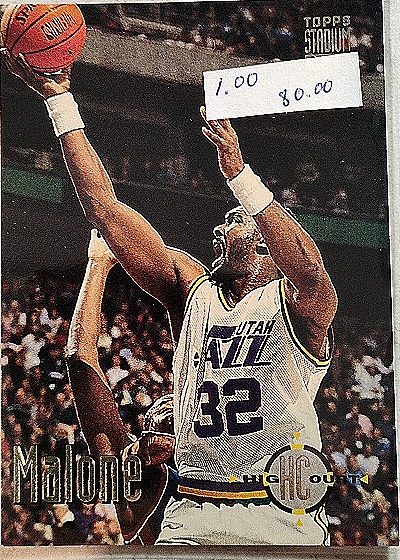 1993-94 Topps Stadium Club High Court #174 Karl Malone — front