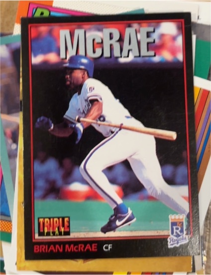 1993 Donruss Triple Play #21 Brian McRae — front