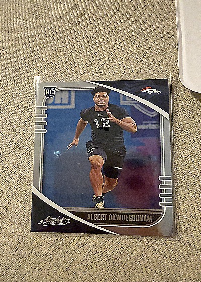 2020 Panini Absolute Football #104 Albert Okwuegbunam — front