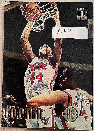 1993-94 Topps Stadium Club #170 Derrick Coleman — front