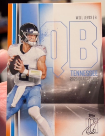 2024 Topps Signature Class #59 Will Levis — front