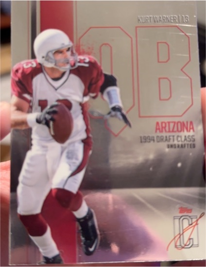 2024 Topps Signature Class #1 Kurt Warner — front