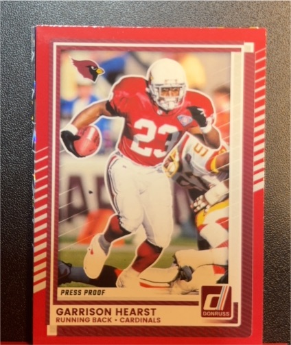 2025 Donruss #66 Garrison Hearst Press Proof Purple — front