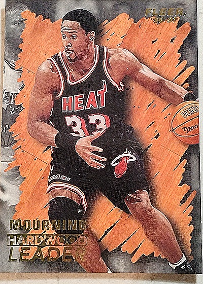1996-97 Fleer #133 Alonzo Mourning — front