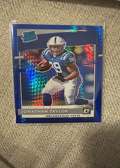 2020 Donruss Optic #167 Jonathan Taylor — front