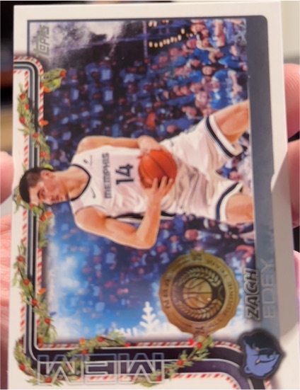 2025-26 Topps Basketball #186 Zach Edey — front