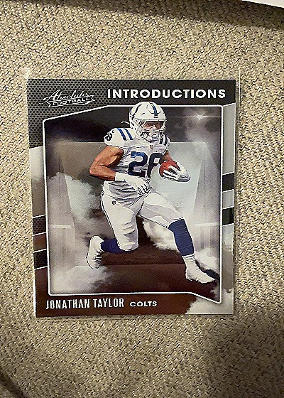 2020 Panini Absolute Introductions #I-JT Jonathan Taylor — front