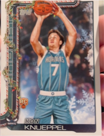 2025-26 Topps Holiday #H164 Kon Knueppel — front