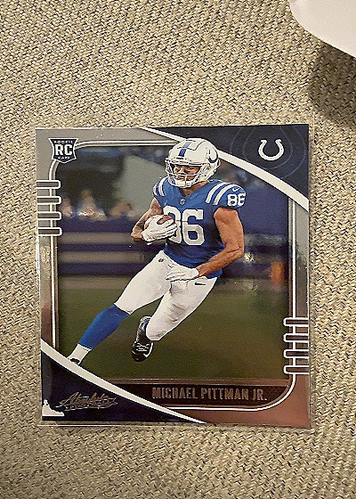 2020 Panini Absolute #181 Michael Pittman Jr. — front