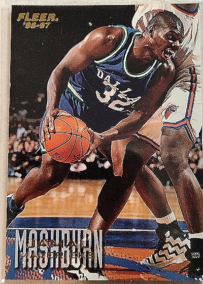 1996-97 Fleer #23 Jamal Mashburn — front