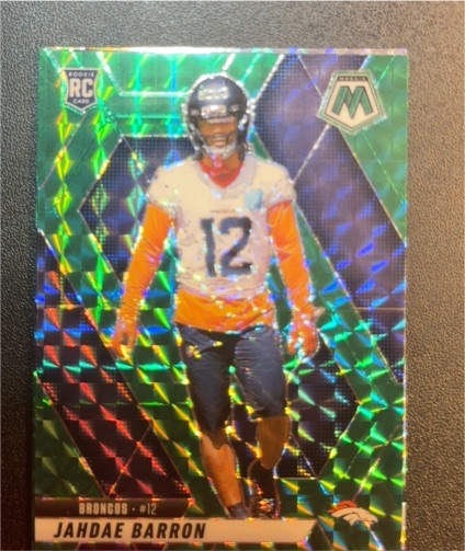 2024 Panini Mosaic #12 Jahdae Barron — front