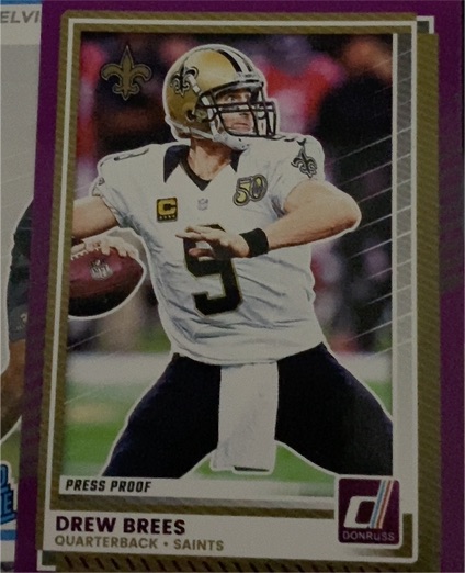 2025 Donruss #285 Drew Brees — front