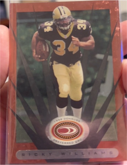 1999 Donruss Preferred QBC #43 Ricky Williams — front
