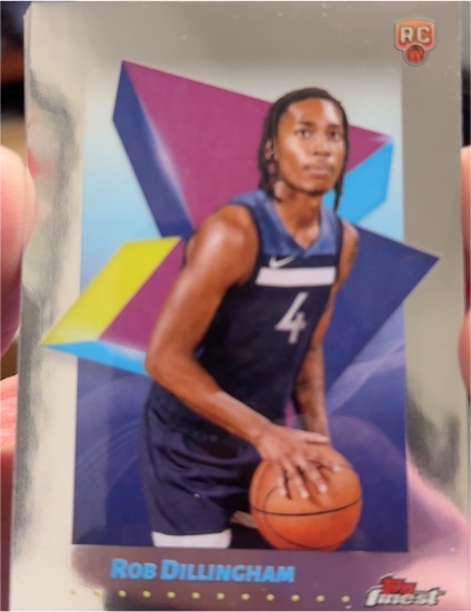 2024-25 Topps Finest #257 Rob Dillingham — front
