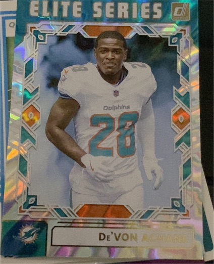 2025 Donruss Elite Series #TES-DAC De'Von Achane — front