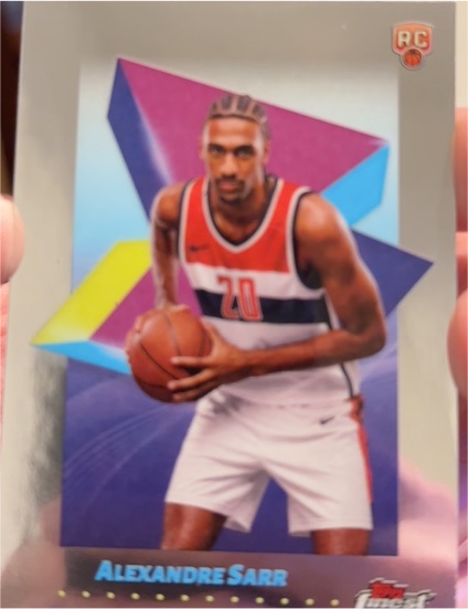 2024-25 Topps Finest #98 Alexandre Sarr — front