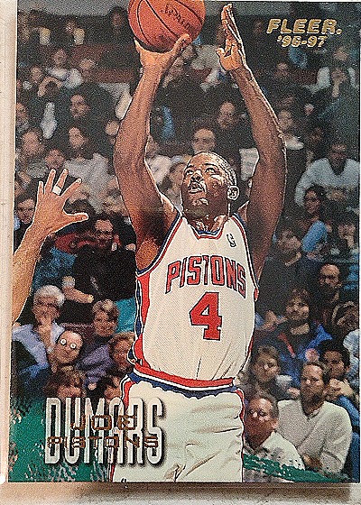 1996-97 Fleer #30 Joe Dumars — front