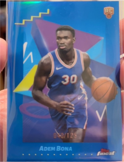 2024-25 Topps Finest #174 Adem Bona — front