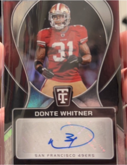 2024 Panini Totally Certified Signatures # Donte Whitner — front
