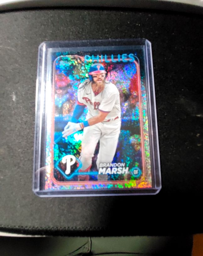 2024 Topps Chrome #Brandon Marsh Philadelphia Phillies — front