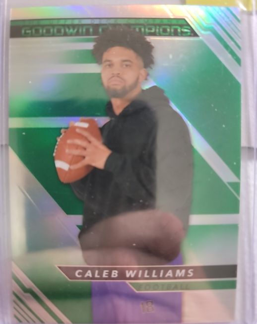 2022 Upper Deck Goodwin Champions #P28 Caleb Williams — front