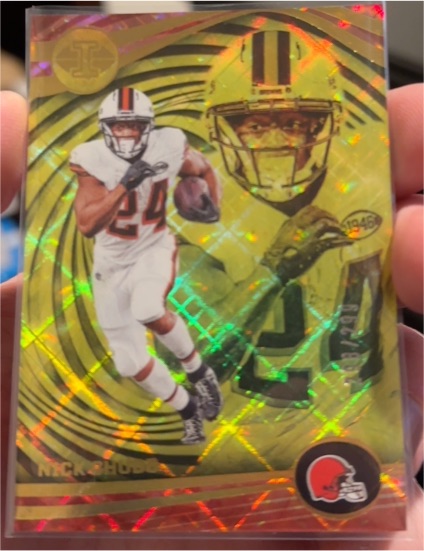 2023 Panini Illusions #24 Nick Chubb — front