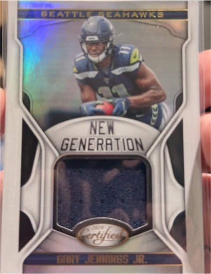 2019 Panini Certified New Generation Rookie Patch Gary Jennings Jr. #NG-GJ — front
