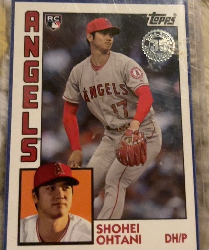 2019 Topps Update #84-25 Shohei Ohtani — front
