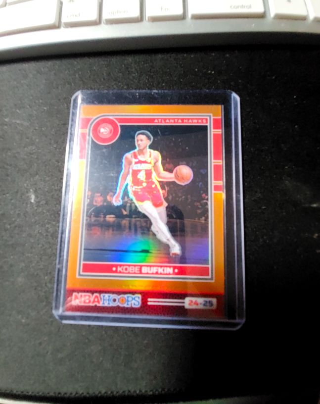 2024-25 Panini NBA Hoops #24-25 Kobe Bufkin — front
