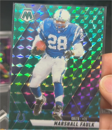 2024 Panini Mosaic #28 Marshall Faulk — front