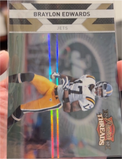 2010 Panini Threads Braylon Edwards — front