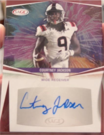 2025 SAGE Low Series #A-CJ Courtney Jackson — front