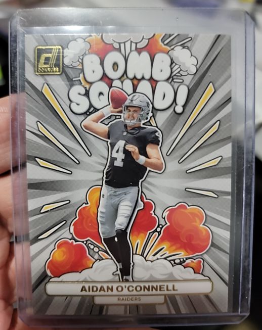 2023 Panini Donruss #BS-5 Aidan O'Connell Bomb Squad — front