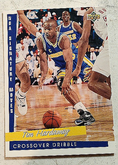 1993-94 Upper Deck #239 Tim Hardaway Crossover Dribble — front