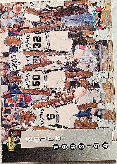 1993-94 Upper Deck #233 San Antonio Spurs — front