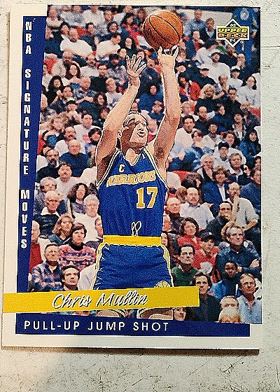 1993-94 Upper Deck #242 Chris Mullin Golden State Warriors — front