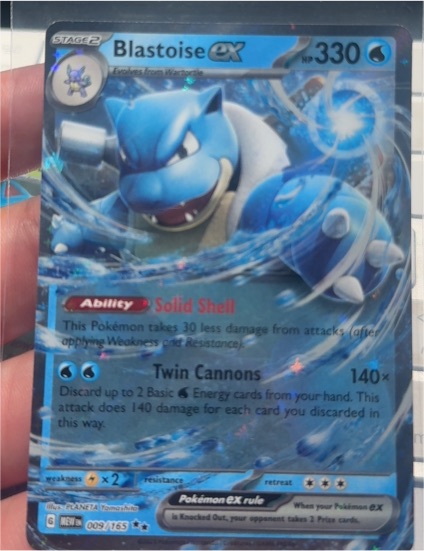 2023 Pokémon SV: Scarlet & Violet 151 #009 Blastoise ex — front