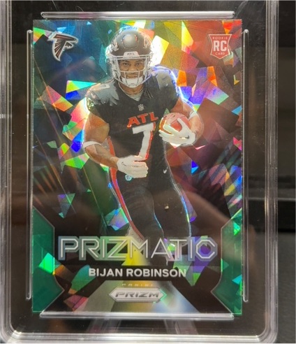 2023 Panini Prizm Prizmatic #19 Bijan Robinson — front