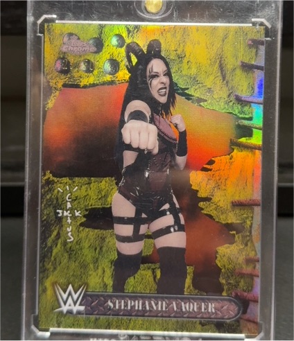 2025 Topps Chrome WWE Cactus Jack #79 Stephanie Vaquer — front