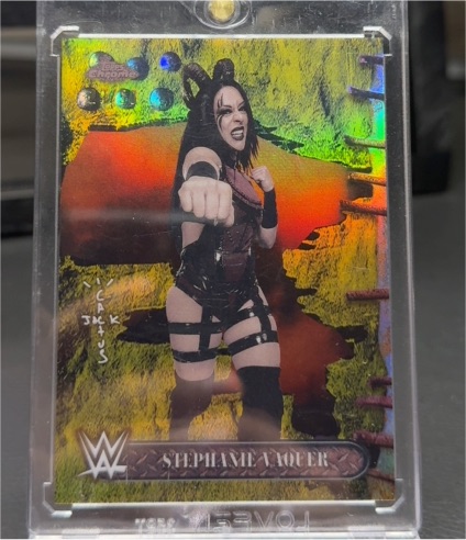 2025 Topps Chrome WWE Cactus Jack #79 Stephanie Vaquer — front